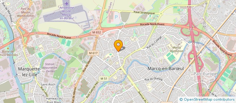 localisation de l'entreprise NIRIS à MARCQ-EN-BARŒUL