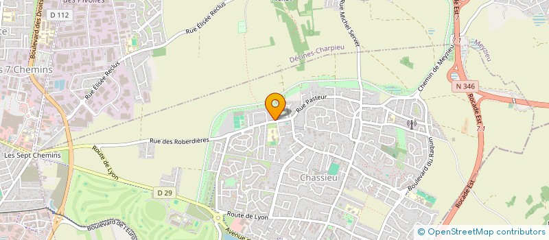 localisation de l'entreprise NIRO 3  CHASSIEU