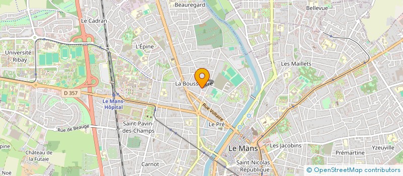 localisation de l'entreprise NIRO  LE MANS