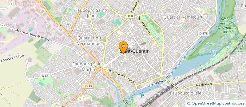 localisation de l'entreprise NIROCASH & CARRY à SAINT-QUENTIN