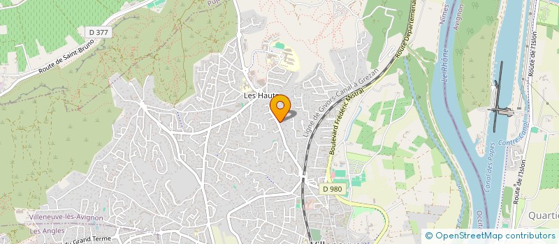 localisation de l'entreprise NIRSIL  VILLENEUVE-LES-AVIGNON