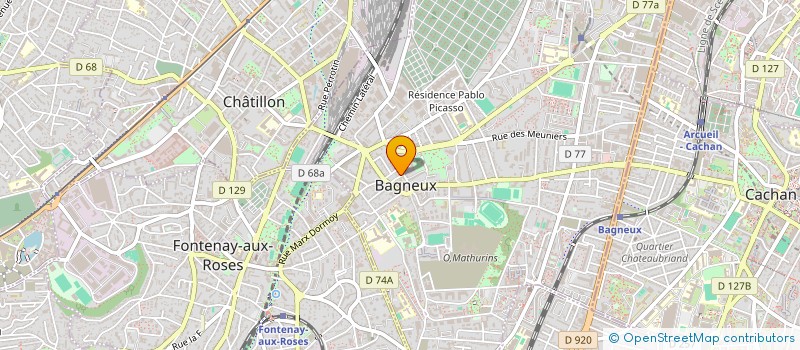localisation de l'entreprise NIRUSAN SUPERMARCHE à BAGNEUX