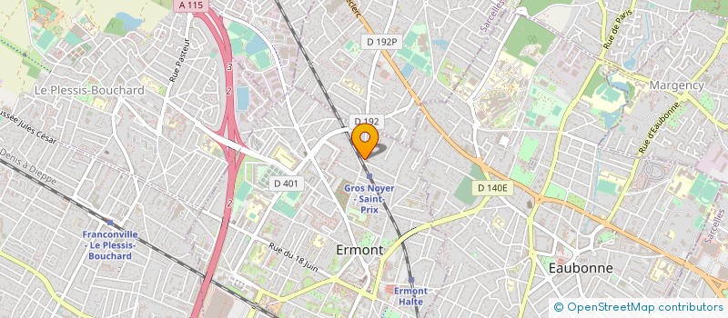 localisation de l'entreprise NIRUSHA  CERGY