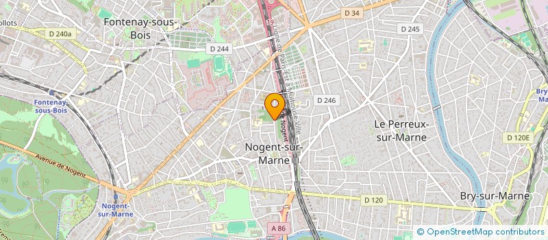 localisation de l'entreprise NIRVANA à NOGENT-SUR-MARNE