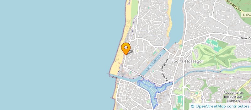 localisation de l'entreprise NIRVANA  SOORTS-HOSSEGOR