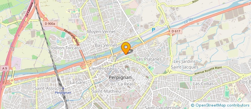 localisation de l'entreprise NIS  PERPIGNAN