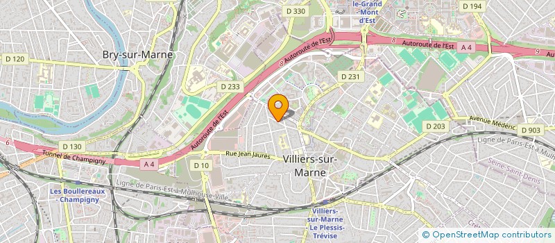 localisation de l'entreprise NIS BAT à LE BOURGET