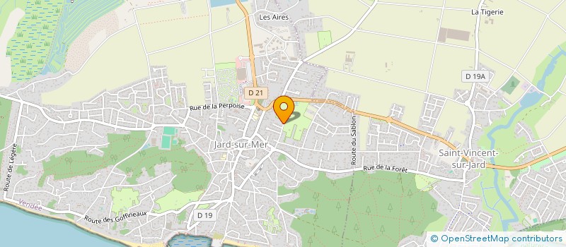 localisation de l'entreprise NIS PIZZ à JARD-SUR-MER