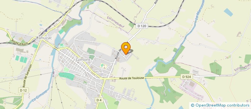 localisation de l'entreprise NIS PLATRERIE 32 à GIMONT