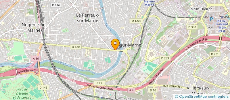 localisation de l'entreprise NIS SOLUTION  LE PERREUX-SUR-MARNE