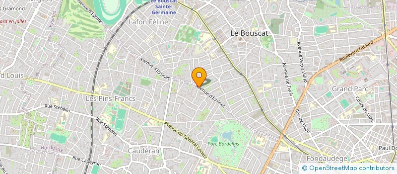 localisation de l'entreprise NISA  BORDEAUX