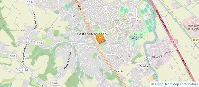 localisation de l'entreprise NISABA  CASTANET-TOLOSAN