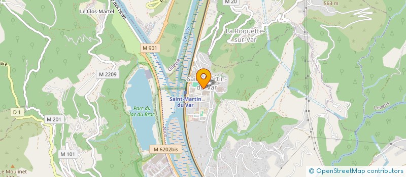 localisation de l'entreprise NISAIA  SAINT-MARTIN-DU-VAR