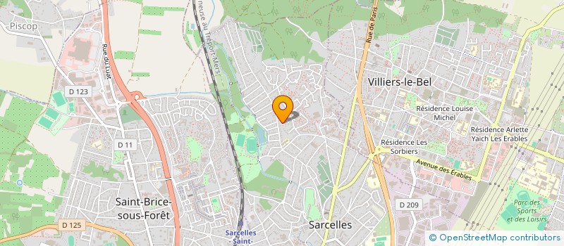 localisation de l'entreprise NISAN IMMO à SARCELLES