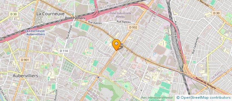 localisation de l'entreprise NISAN MONEY TRANSFERT à LA COURNEUVE