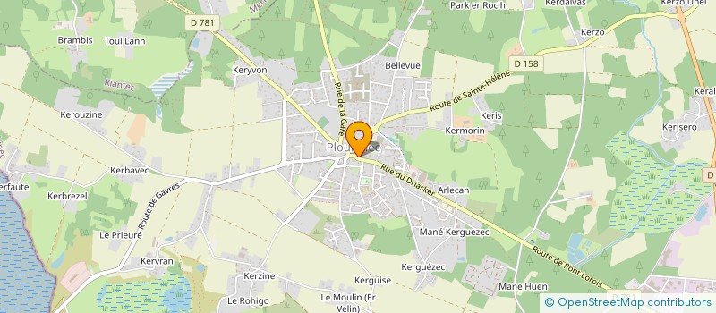 localisation de l'entreprise NISAYA à PLOUHINEC