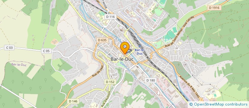 localisation de l'entreprise NISE ' UP à BAR-LE-DUC