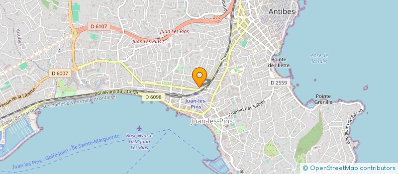 localisation de l'entreprise NISI REZINA à ANTIBES