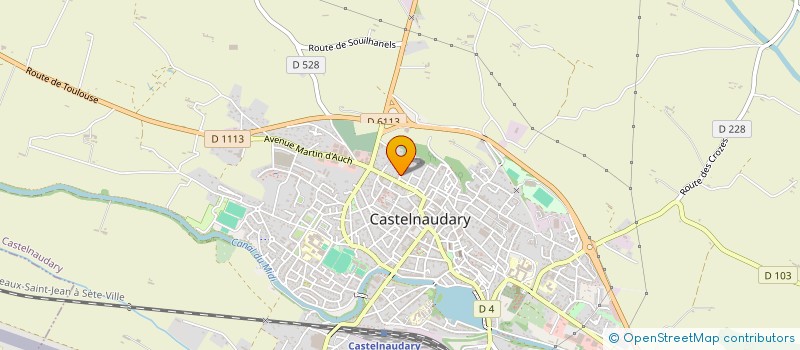localisation de l'entreprise NISIMA 3  CASTELNAUDARY