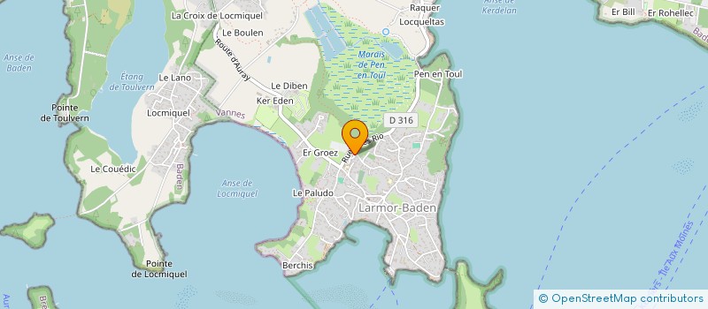 localisation de l'entreprise NISMO  LARMOR-BADEN