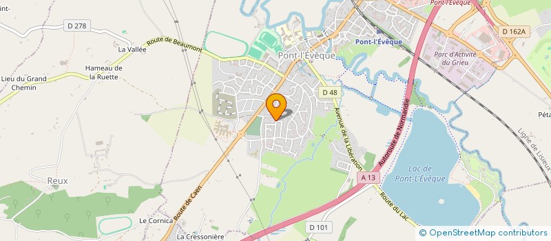 localisation de l'entreprise NISNA  PONT-L'EVEQUE