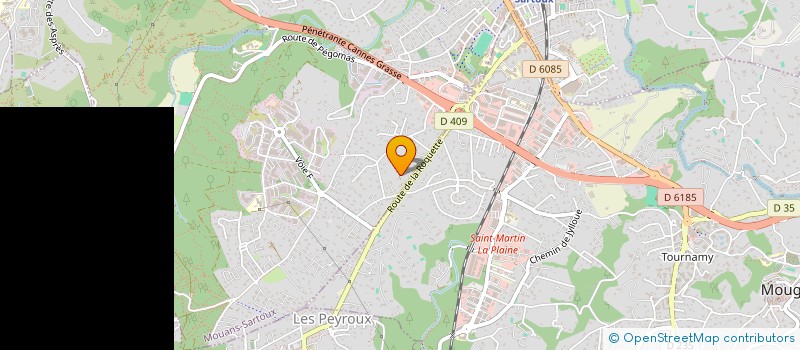 localisation de l'entreprise NISO à MOUANS-SARTOUX