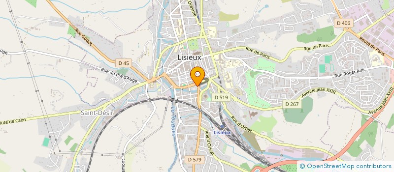 localisation de l'entreprise NISOCA à LISIEUX