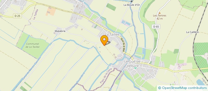 localisation de l'entreprise NISON  LA TAILLEE