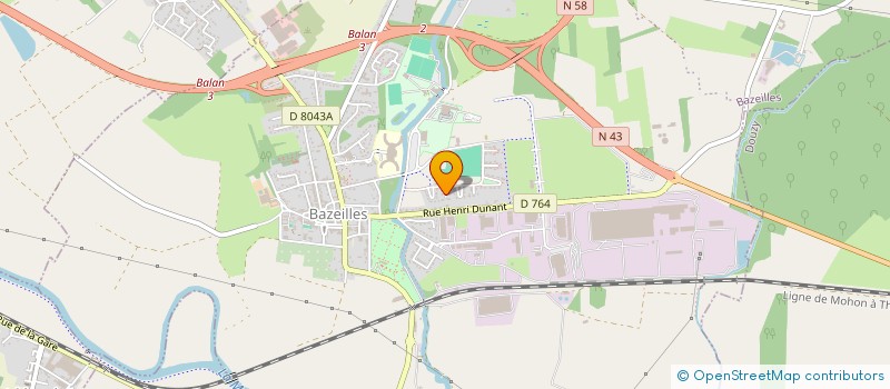 localisation de l'entreprise NISON LASERTEC FRANCE à BAZEILLES