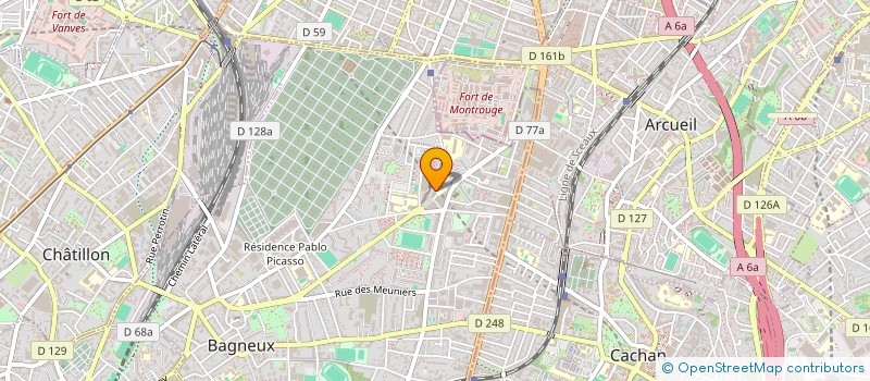 localisation de l'entreprise NISRINE  BAGNEUX