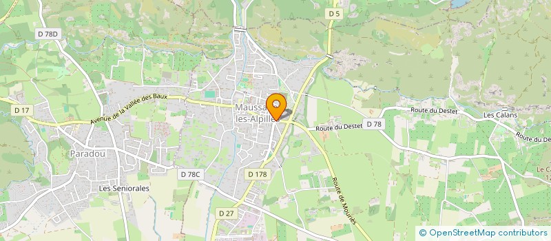 localisation de l'entreprise NISRINE à MAUSSANE-LES-ALPILLES