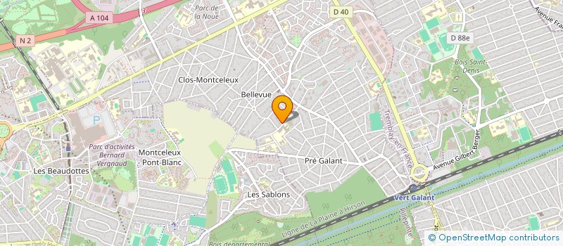 localisation de l'entreprise NISSA à VILLEPINTE