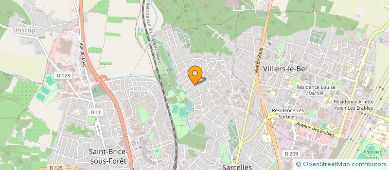 localisation de l'entreprise NISSA  SARCELLES