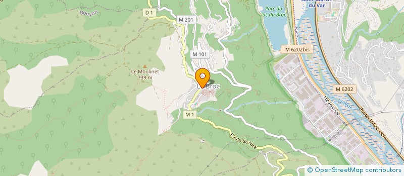 localisation de l'entreprise NISSA CONNECT  LE BROC