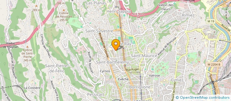 localisation de l'entreprise NISSA COUNTRY 06  NICE