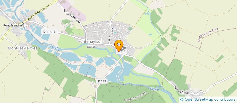 localisation de l'entreprise NISSABEL'AZUR à FONTENAY-SUR-EURE