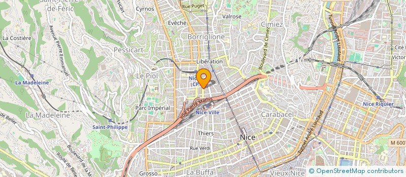 localisation de l'entreprise NISSALEX VTC à NICE