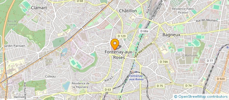 localisation de l'entreprise NISSAN à FONTENAY-AUX-ROSES