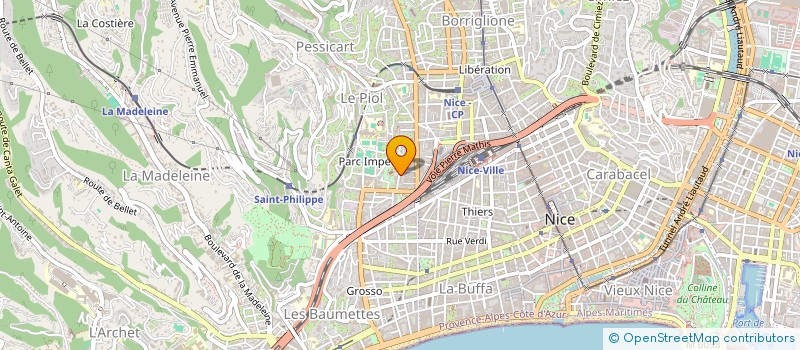 localisation de l'entreprise NISSAPIERRE à NICE