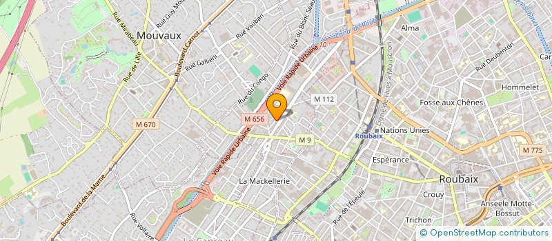 localisation de l'entreprise NISSE DECO  TOURCOING