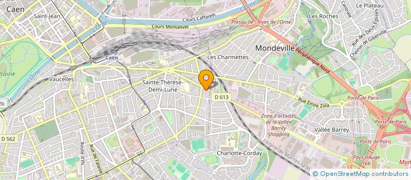 localisation de l'entreprise NISSERINE à CAEN