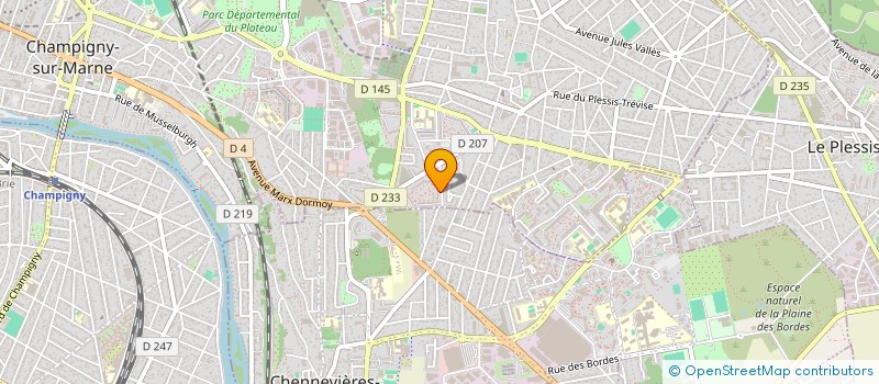 localisation de l'entreprise NISSI SECURITE PRIVEE à CHAMPIGNY-SUR-MARNE