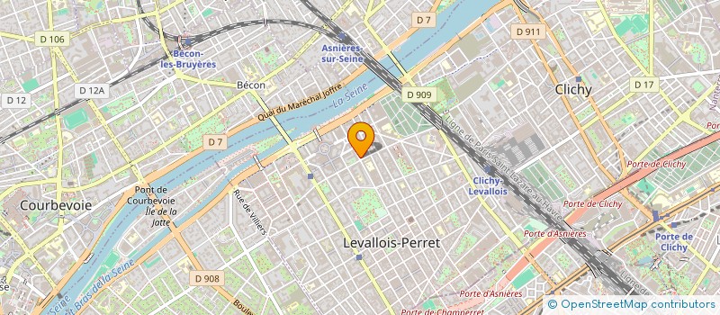 localisation de l'entreprise NISSIM IMMOBILIER à LEVALLOIS PERRET
