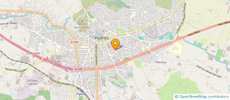 localisation de l'entreprise NISSIM - SOCIETE DE PARTICIPATIONS FINANCIERES DE PROFESSIONS LIBERALES DE PHARMACIENS D'OFFICINE à HYERES