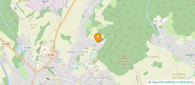 localisation de l'entreprise NIST PRO  NOYON