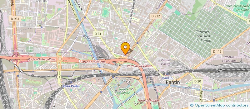 localisation de l'entreprise NISTAL JOSSE  AUBERVILLIERS