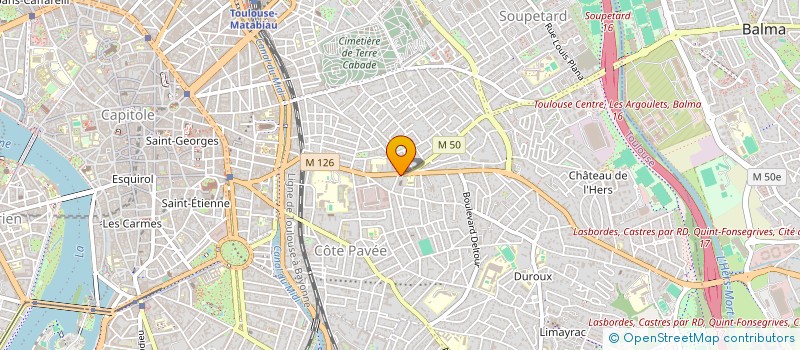 localisation de l'entreprise NISTOU BY HAIR COIFFEUR CREATEUR à TOULOUSE