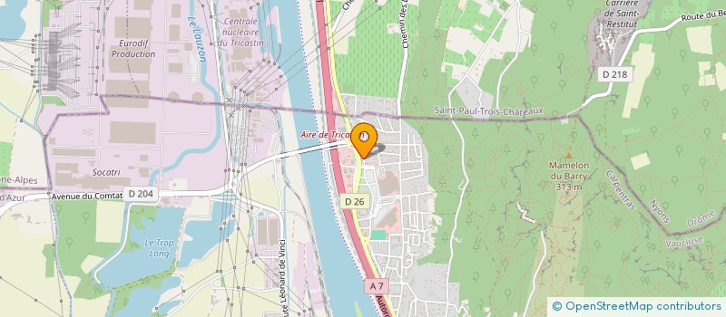 localisation de l'entreprise NISWIS  BOLLENE