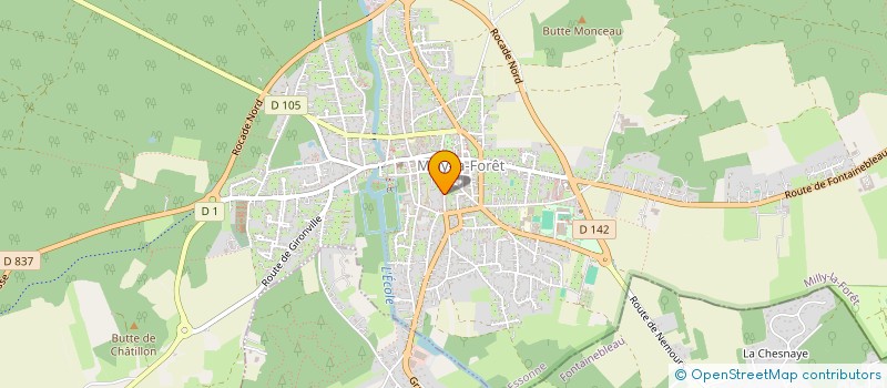 localisation de l'entreprise NISY-BERTRAND  MILLY-LA-FORET