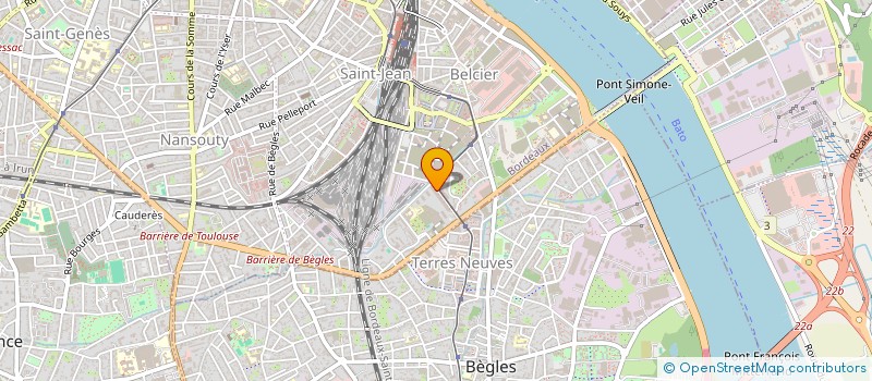 localisation de l'entreprise NITA  BORDEAUX